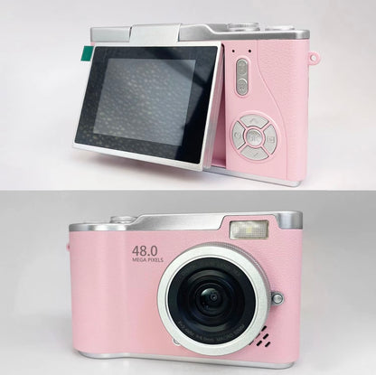 HD-Digitalkamera, 2,4-Zoll-Klappbildschirm, digitale kompakte Videokamera für Schulfotografie, Außenkamera