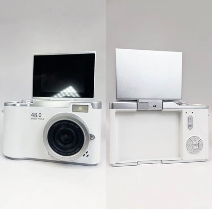 HD-Digitalkamera, 2,4-Zoll-Klappbildschirm, digitale kompakte Videokamera für Schulfotografie, Außenkamera